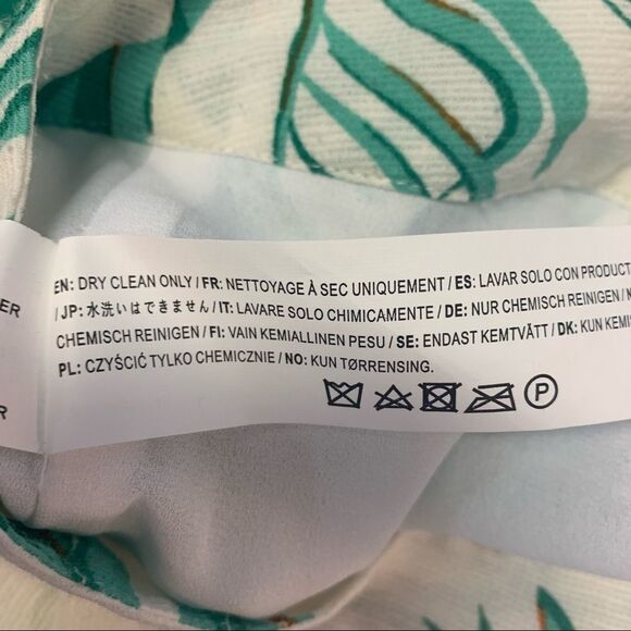 J.O.A. New with tag Printed Ivory green Wide - Picture 10 of 16